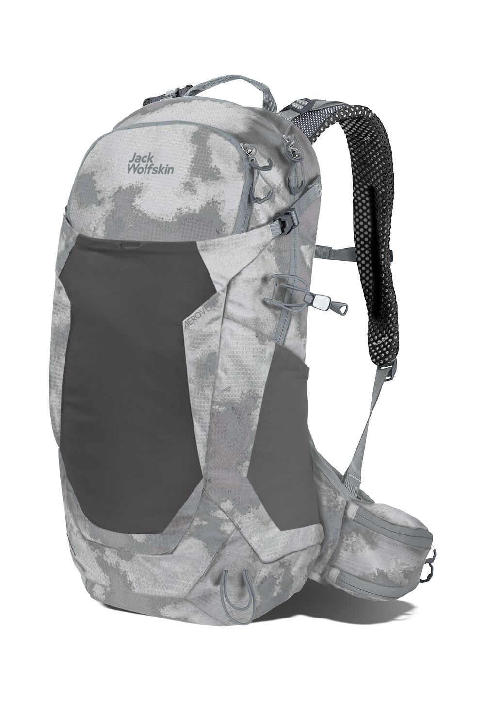 Jack Wolfskin Wanderrucksack Crosstrail 24 Backlength one size silver all over silver all over von Jack Wolfskin