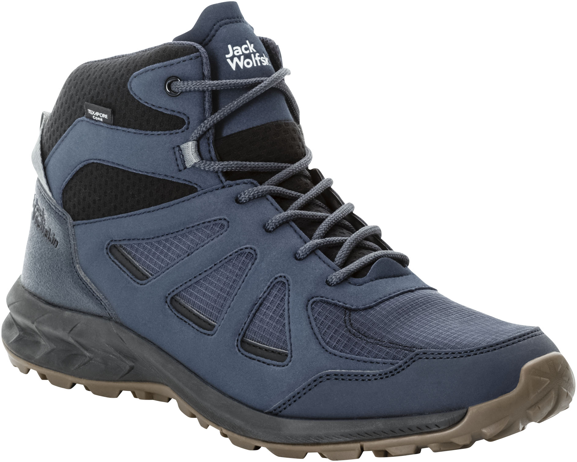 Jack Wolfskin Wanderschuh »WOODLAND 2 TEXAPORE MID M«, wasserdicht von Jack Wolfskin