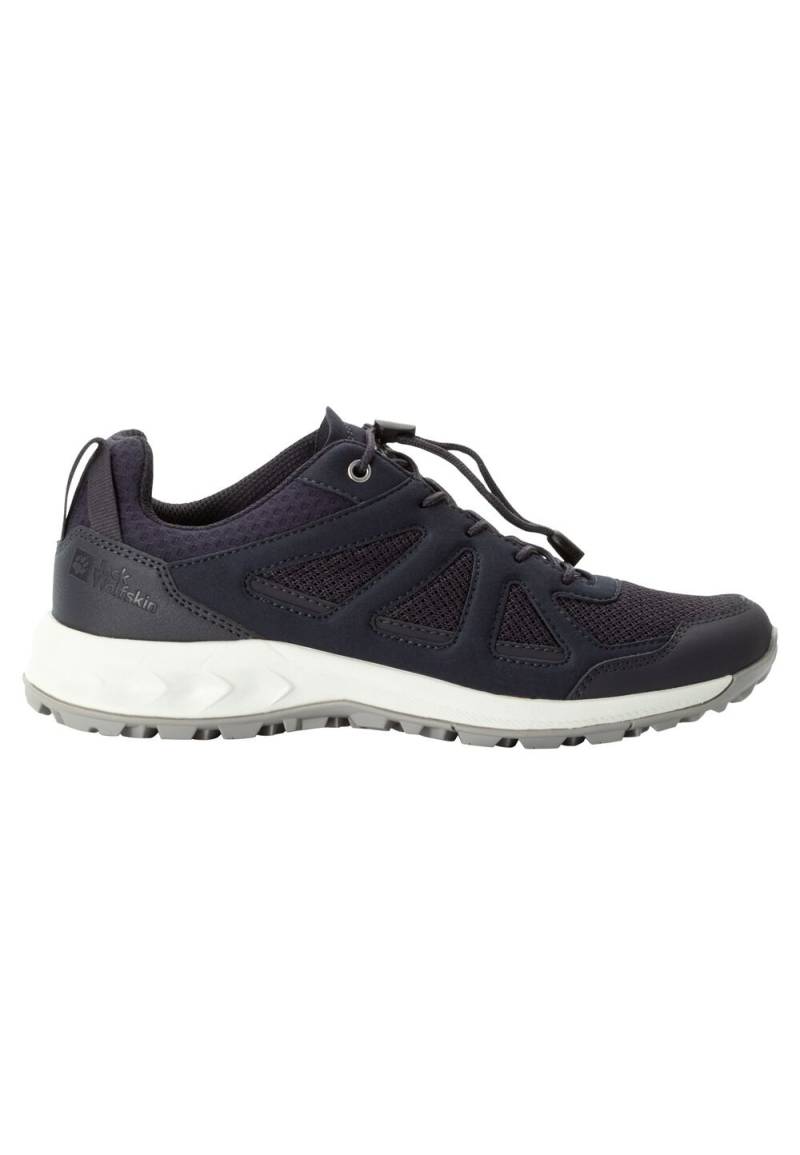 Jack Wolfskin Wanderschuhe Damen Woodland 2 Vent Support System Low Women 37 graphite graphite von Jack Wolfskin