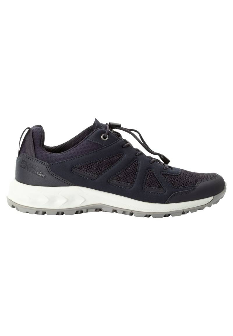 Jack Wolfskin Wanderschuhe Damen Woodland 2 Vent Support System Low Women 37.5 graphite graphite von Jack Wolfskin