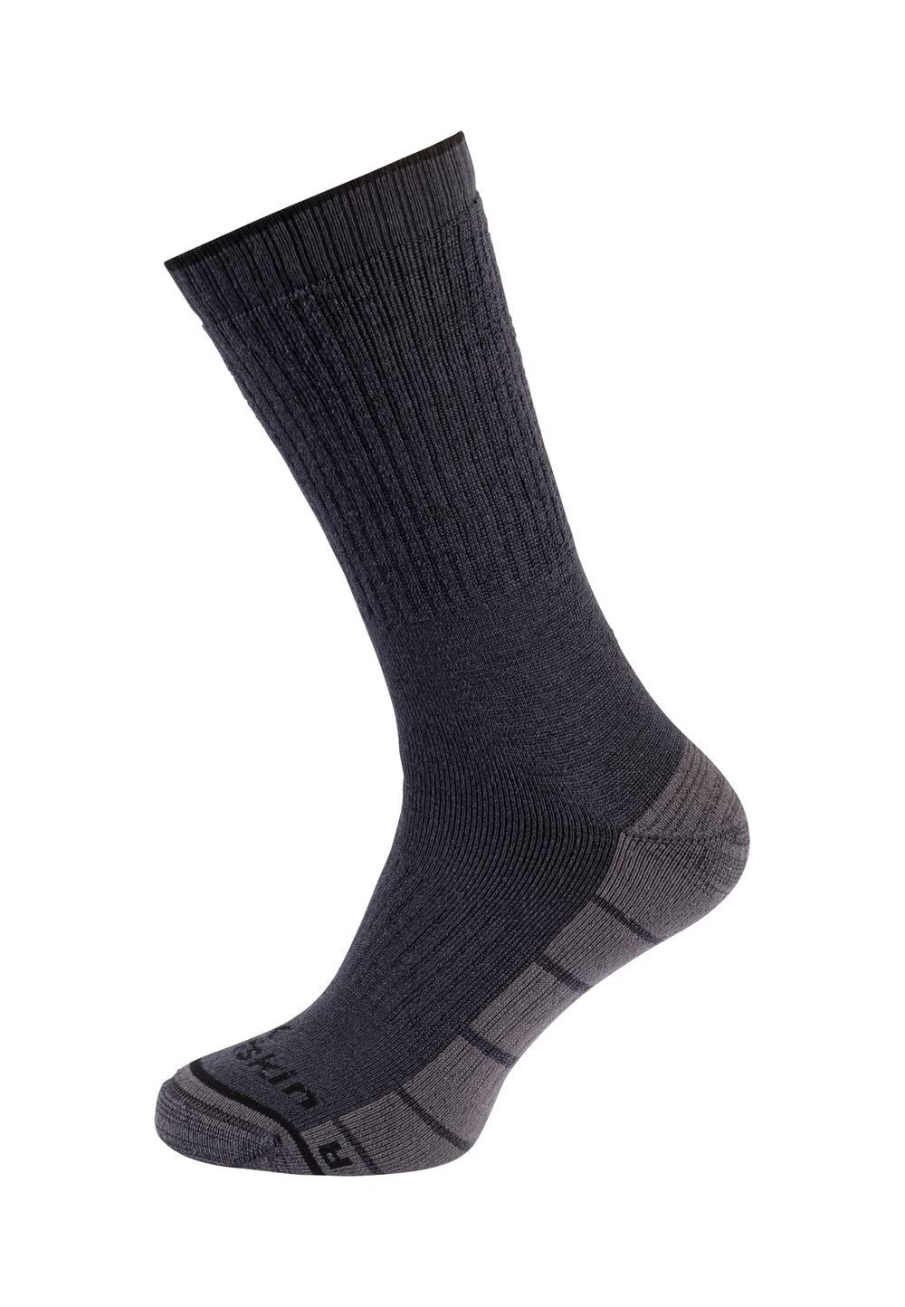 Jack Wolfskin Wandersocken Trek Merino Sock CL C 35-37 dark grey Dark Grey von Jack Wolfskin