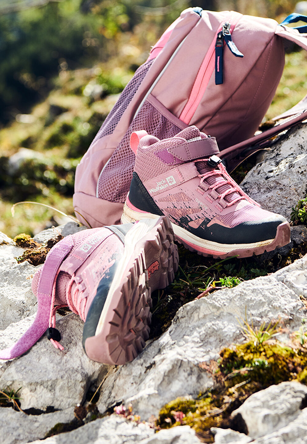 Jack Wolfskin Wasserdicht Outdoor Schuhe Kinder Villi Hiker Texapore Mid Kids 31 ash mauve ash mauve von Jack Wolfskin