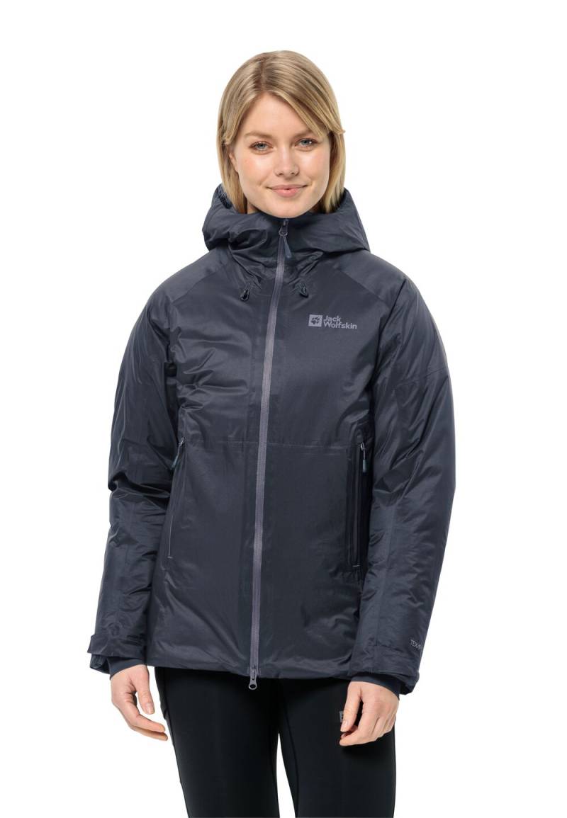 Jack Wolfskin Wasserdichte Daunenjacke Damen Cyrox 2L Down Jacket Women M graphite graphite von Jack Wolfskin