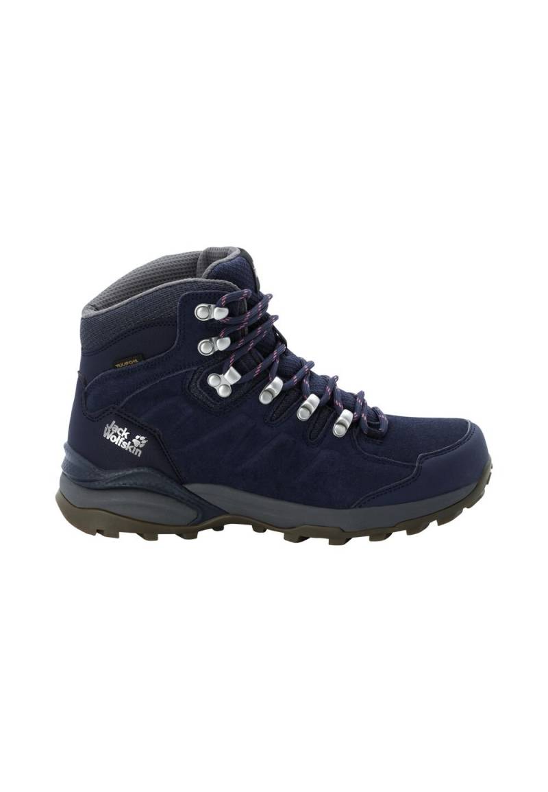 Jack Wolfskin Wasserdichte Wanderschuhe Damen Refugio Texapore Mid Women 40.5 dark blue / grey Dark Blue / Grey von Jack Wolfskin