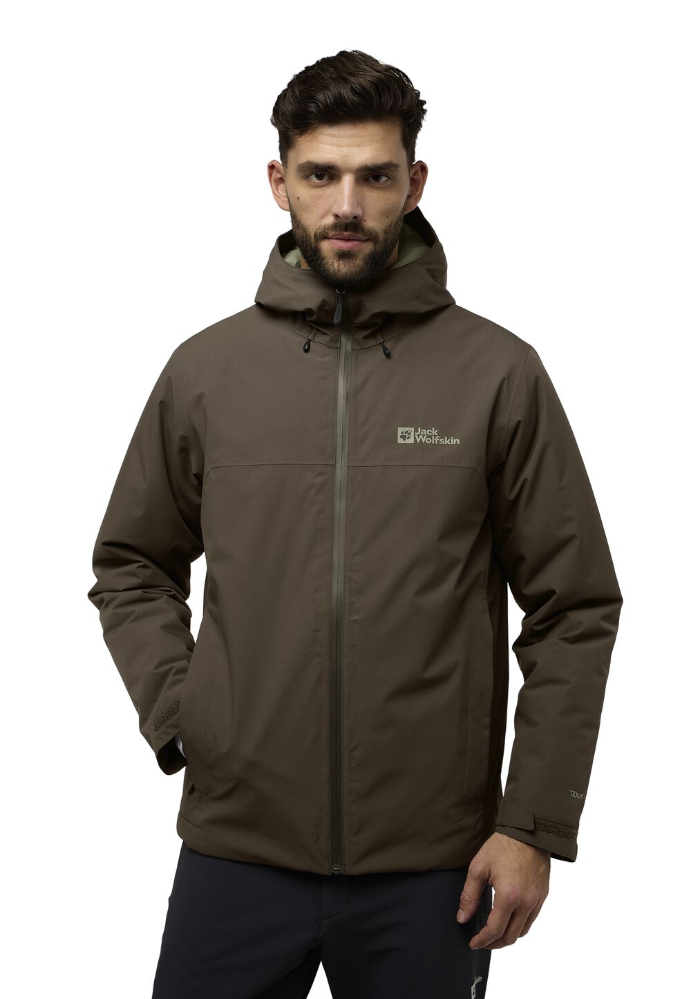 Jack Wolfskin Wasserdichte Isolationsjacke Herren Wisper Ins Jacket Men 2XL cold coffee cold coffee von Jack Wolfskin