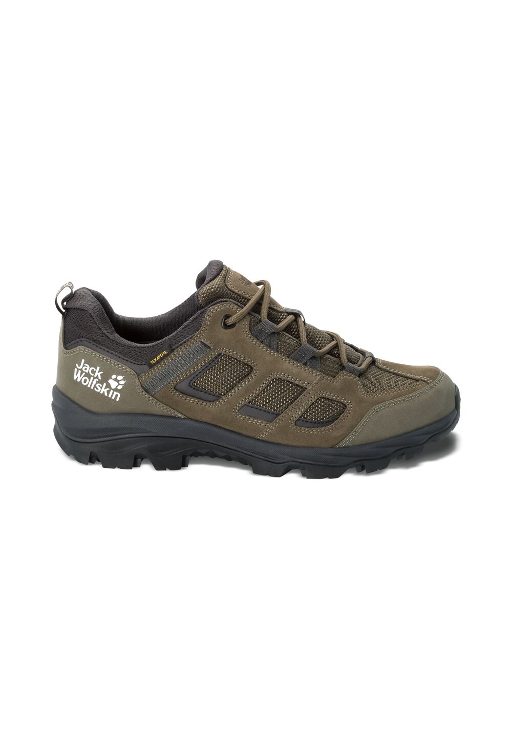 Jack Wolfskin Wasserdichte Wanderschuhe Herren Vojo 3 Texapore Low Men 40 grün khaki / phantom von Jack Wolfskin