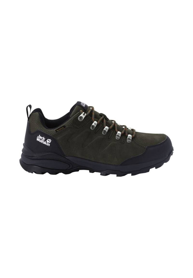 Jack Wolfskin Wasserdichte Wanderschuhe Herren Refugio Texapore Low Men 42 khaki / phantom Khaki / Phantom von Jack Wolfskin