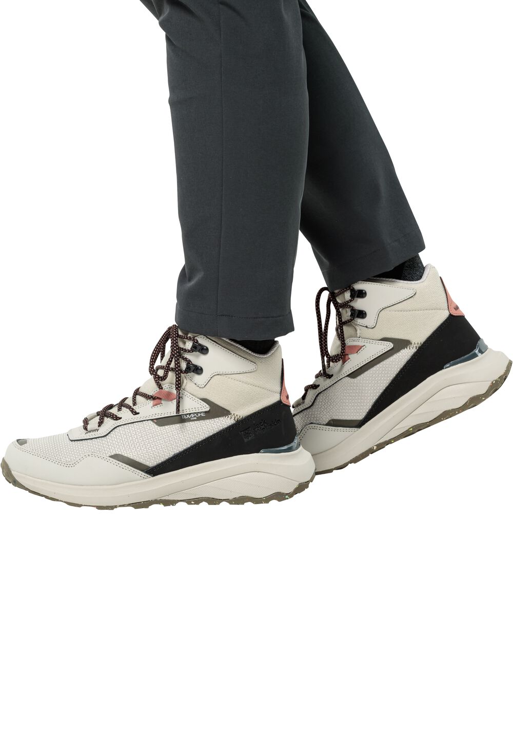 Jack Wolfskin Wasserdichte Outdoor Schuhe Damen Dromoventure Texapore Mid Women 37 dusty grey Dusty Grey von Jack Wolfskin