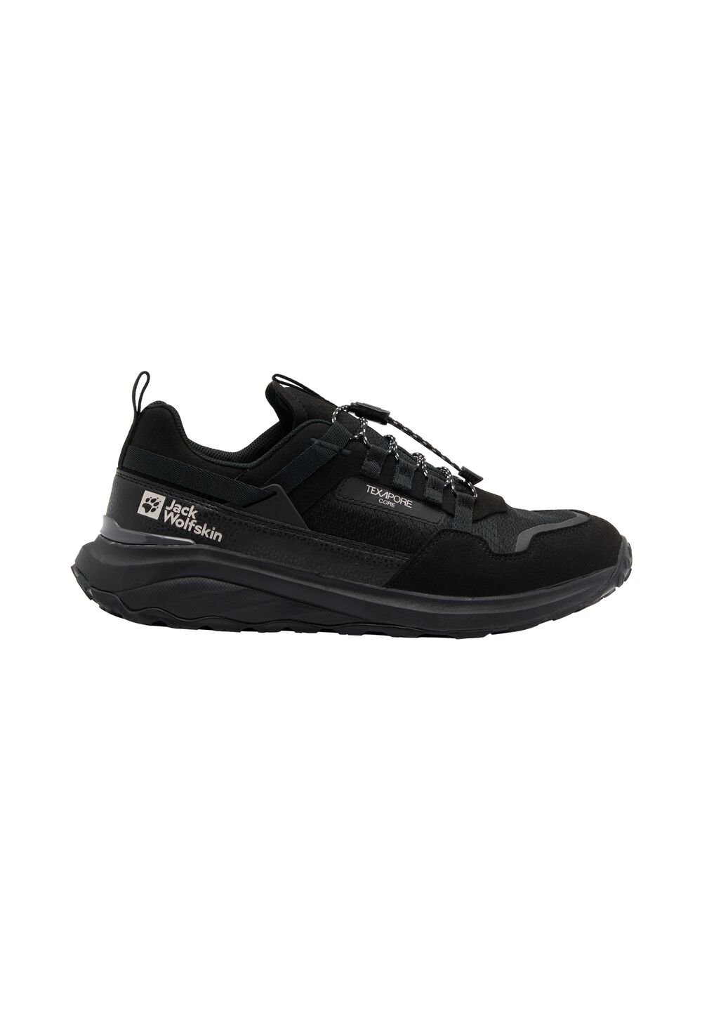 Jack Wolfskin Wasserdichte Outdoor-Schuhe Herren Dromoventure ATH Texapore Low Men 40.5 black black von Jack Wolfskin