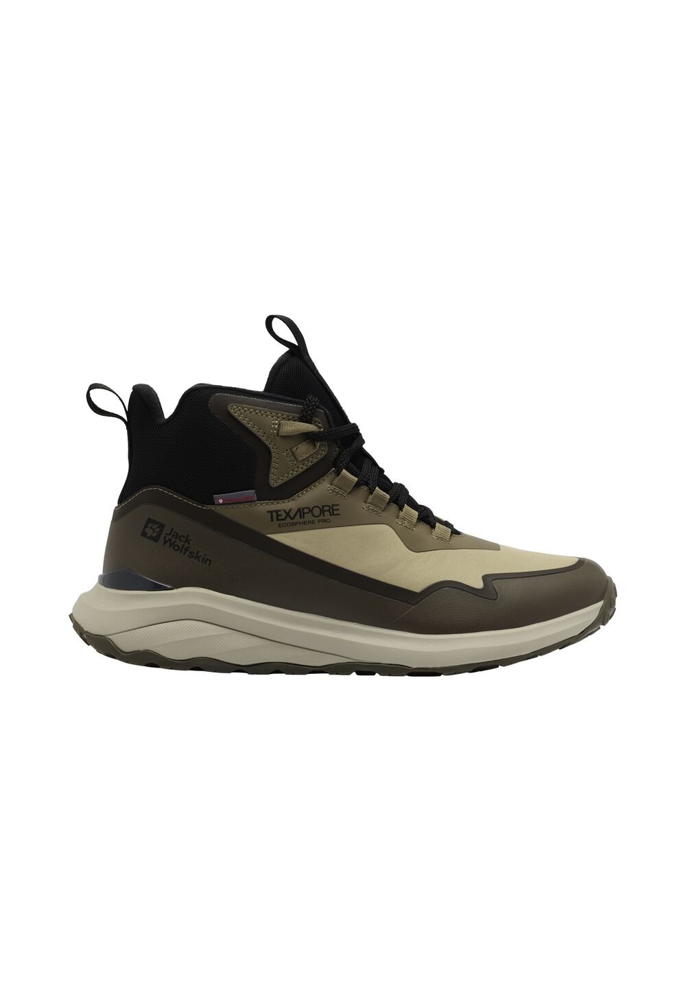 Jack Wolfskin Wasserdichte Outdoor-Schuhe Herren Dromoventure WT Texapore Mid Men 39.5 cold coffee cold coffee von Jack Wolfskin