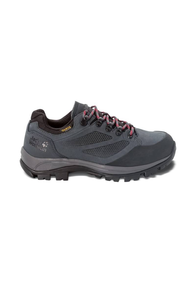 Jack Wolfskin Wasserdichte Trekkingschuhe Damen Rebellion Texapore Low Women 35.5 grey / red grey / red von Jack Wolfskin