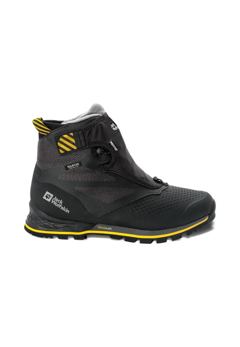 Jack Wolfskin Wasserdichte Trekkingschuhe Herren 1995 Series Texapore Mid Men 39.5 black / burly yellow xt Black / Burly Yellow Xt von Jack Wolfskin