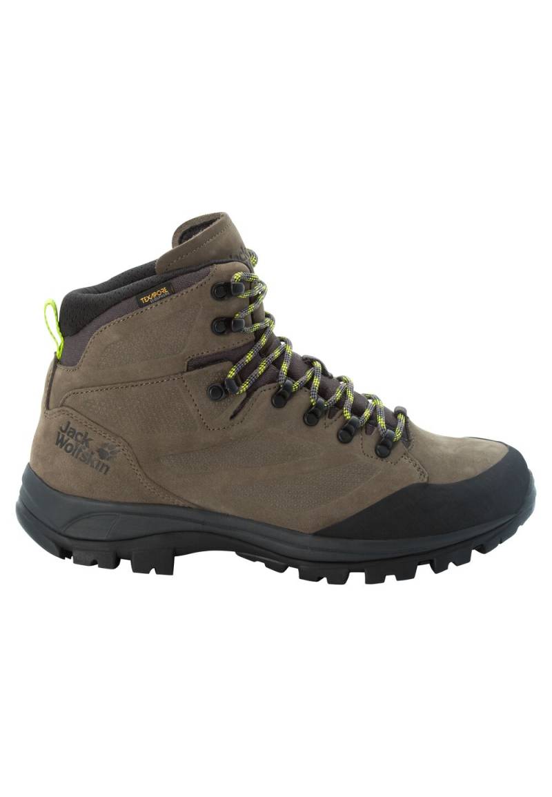 Jack Wolfskin Wasserdichte Trekkingschuhe Herren Rebellion Texapore Mid Men 40 khaki / phantom Khaki / Phantom von Jack Wolfskin