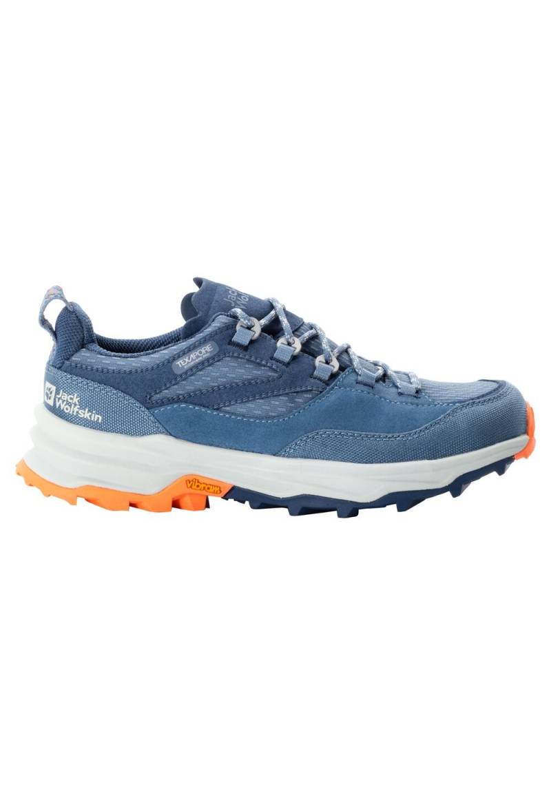 Jack Wolfskin Wasserdichte Wanderschuhe Damen Cyrox Texapore Low Women 35.5 elemental blue Elemental Blue von Jack Wolfskin