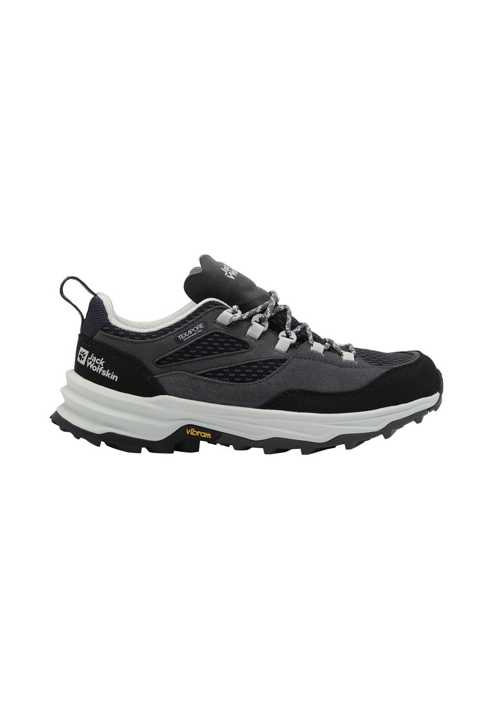 Jack Wolfskin Wasserdichte Wanderschuhe Damen Cyrox Texapore Low Women 38 graphite Graphite von Jack Wolfskin