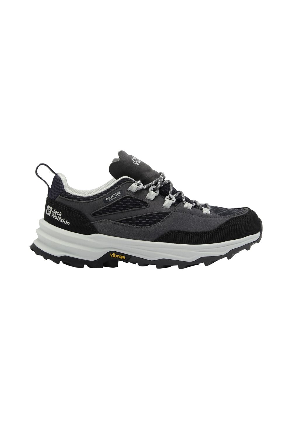 Jack Wolfskin Wasserdichte Wanderschuhe Damen Cyrox Texapore Low Women 39.5 graphite Graphite von Jack Wolfskin