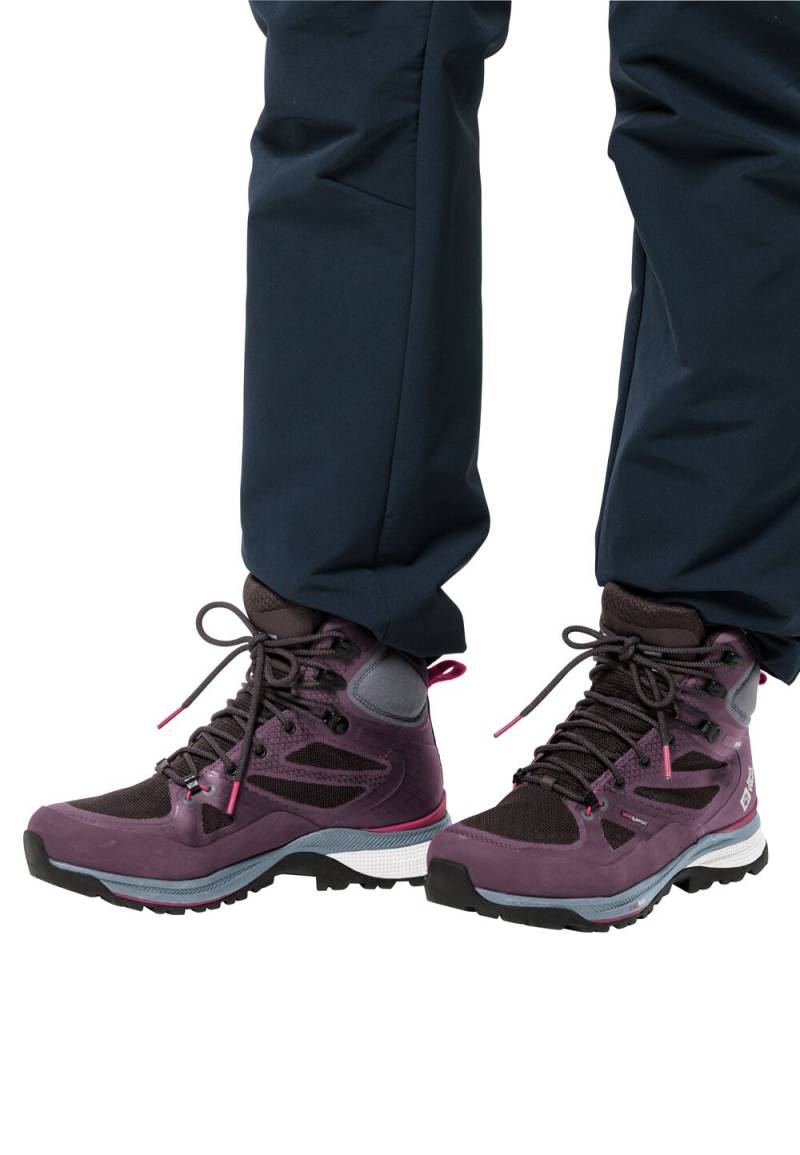 Jack Wolfskin Wasserdichte Wanderschuhe Damen Force Striker Texapore Mid Women 35.5 purple / grey purple / grey von Jack Wolfskin