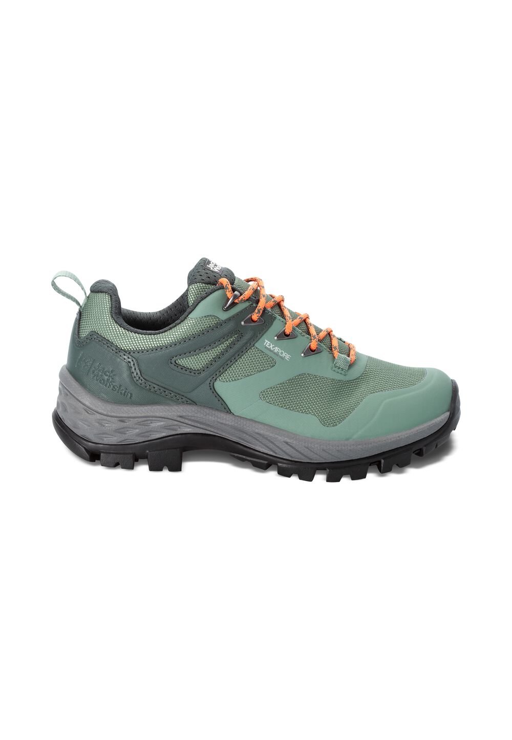 Jack Wolfskin Wasserdichte Wanderschuhe Damen Rebellion Guide Texapore Low Women 43 grau slate green von Jack Wolfskin