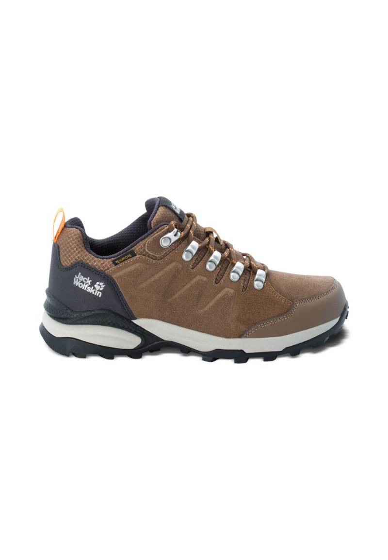 Jack Wolfskin Wasserdichte Wanderschuhe Damen Refugio Texapore Low Women 36 brown / apricot brown / apricot von Jack Wolfskin