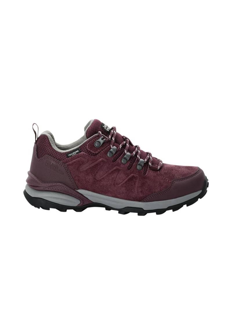 Jack Wolfskin Wasserdichte Wanderschuhe Damen Refugio Texapore Low Women 36 dark maroon dark maroon von Jack Wolfskin