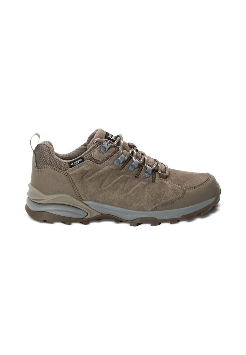 Jack Wolfskin Wasserdichte Wanderschuhe Damen Refugio Texapore Low Women 42 chestnut 4610 chestnut 4610 von Jack Wolfskin