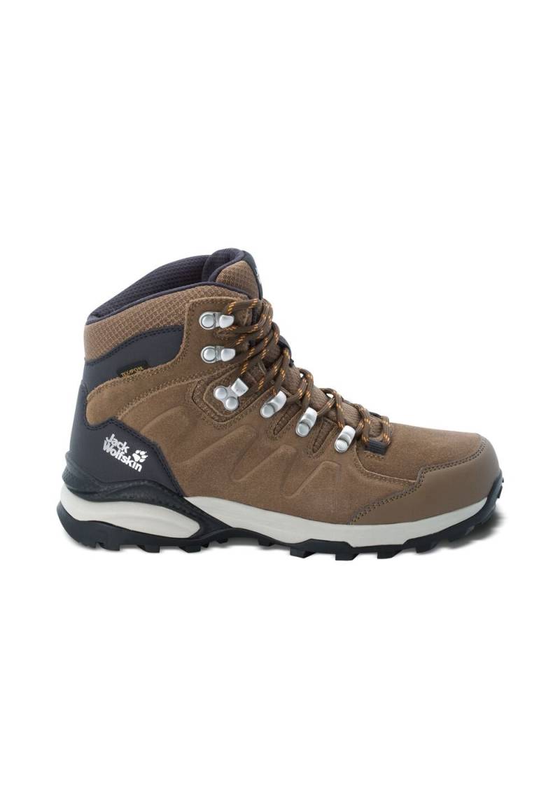 Jack Wolfskin Wasserdichte Wanderschuhe Damen Refugio Texapore Mid Women 37.5 brown / apricot brown / apricot von Jack Wolfskin