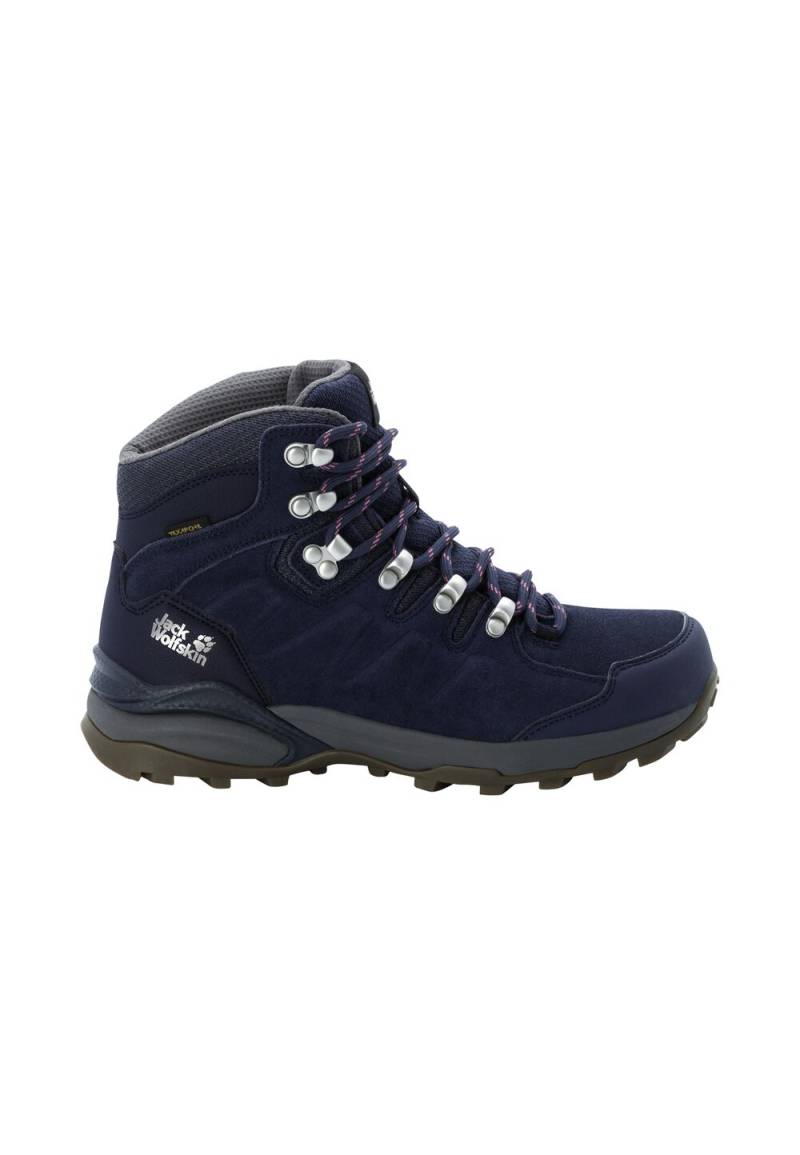 Jack Wolfskin Wasserdichte Wanderschuhe Damen Refugio Texapore Mid Women 38 dark blue / grey Dark Blue / Grey von Jack Wolfskin