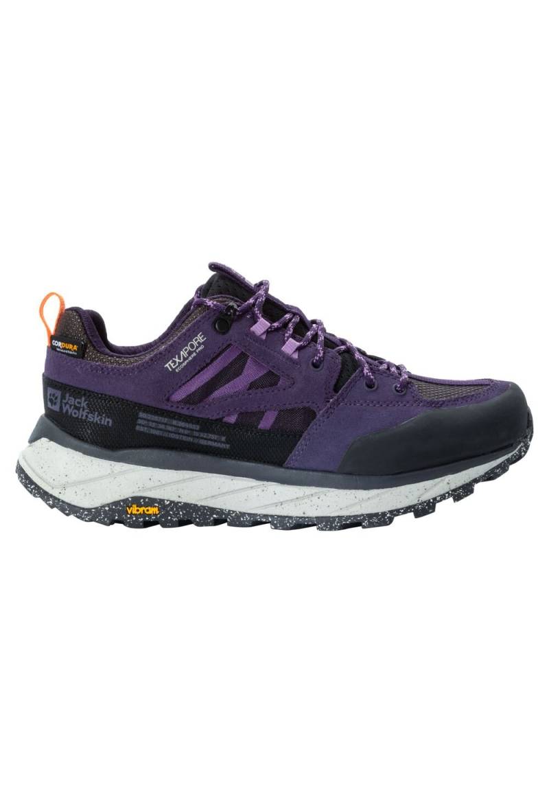 Jack Wolfskin Wasserdichte Wanderschuhe Damen Terraquest Texapore Low Women 37.5 dark grape dark grape von Jack Wolfskin