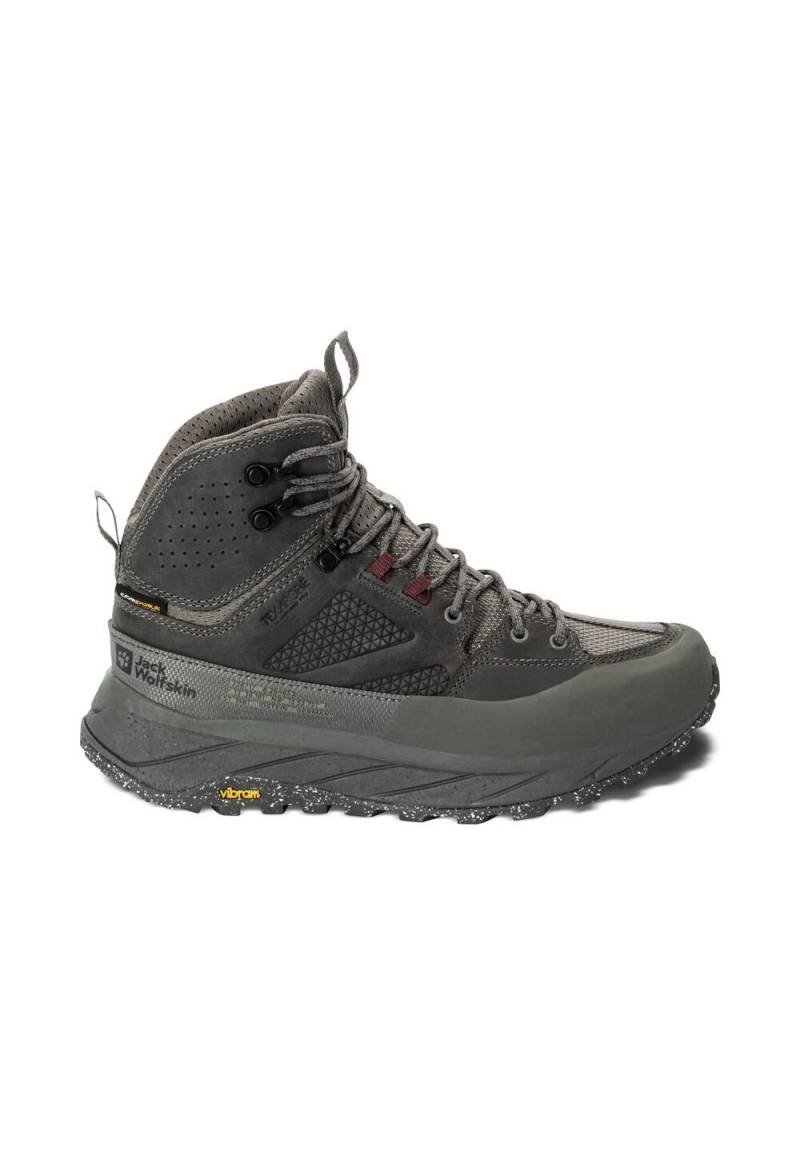 Jack Wolfskin Wasserdichte Wanderschuhe Damen Terraquest Texapore Mid Women 39.5 smokey grey smokey grey von Jack Wolfskin