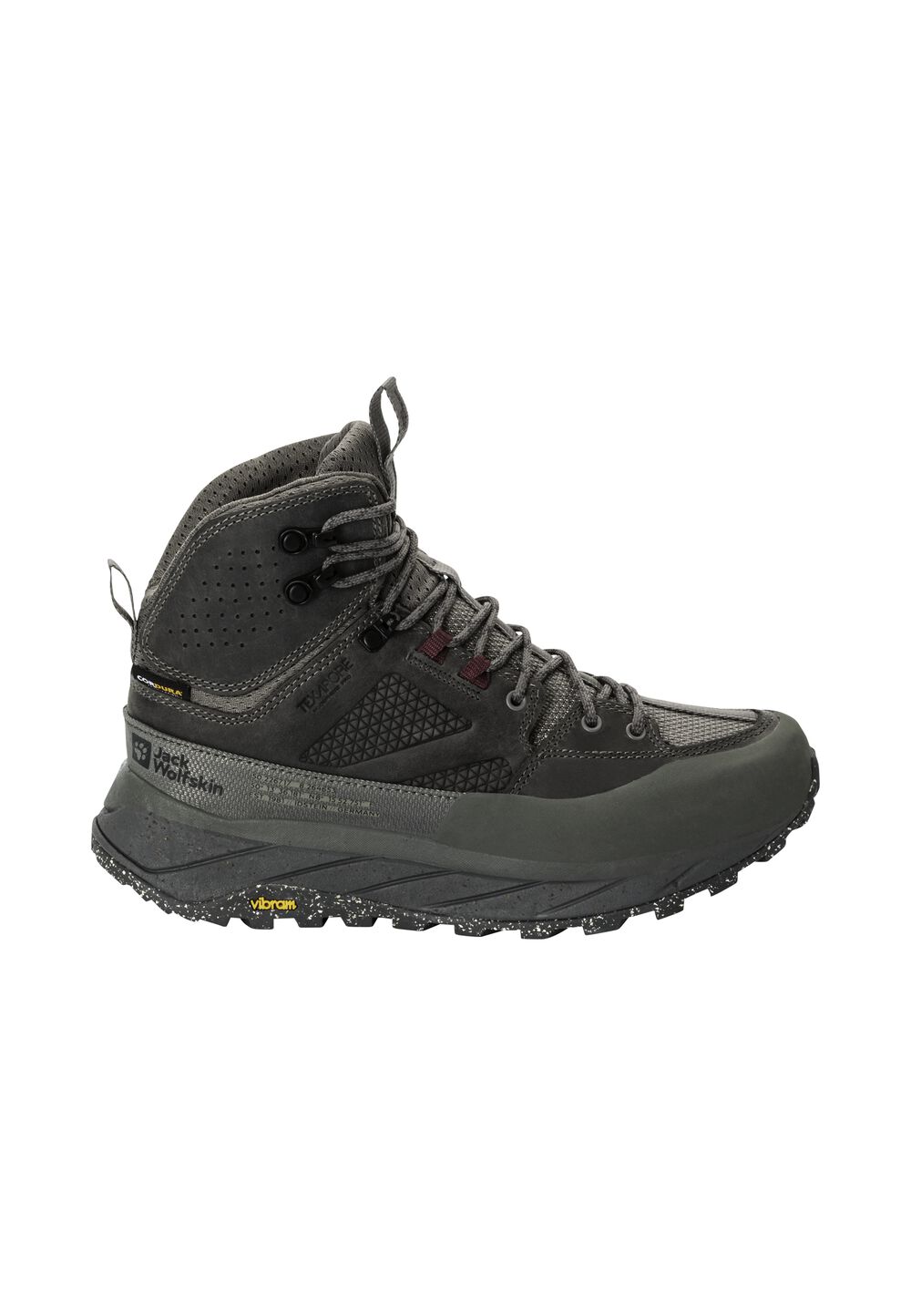 Jack Wolfskin Wasserdichte Wanderschuhe Damen Terraquest Texapore Mid Women 41 smokey grey smokey grey von Jack Wolfskin