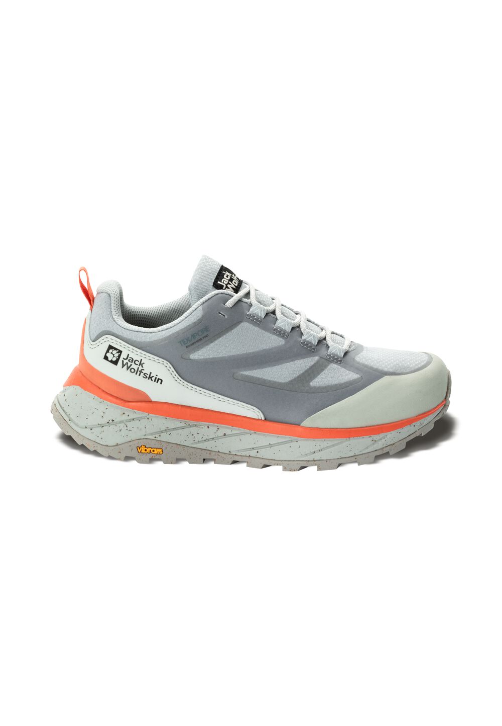 Jack Wolfskin Wasserdichte Wanderschuhe Damen Terraventure Texapore Low Women 40.5 grau silver grey von Jack Wolfskin