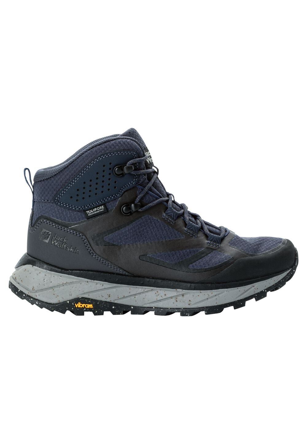 Jack Wolfskin Wasserdichte Wanderschuhe Damen Terraventure Texapore Mid Women 36 graphite Graphite von Jack Wolfskin