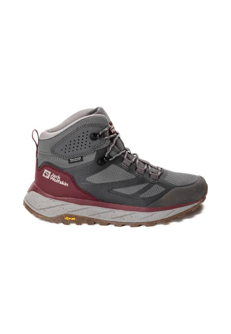 Jack Wolfskin Wasserdichte Wanderschuhe Damen Terraventure Texapore Mid Women 43 dark maroon dark maroon von Jack Wolfskin