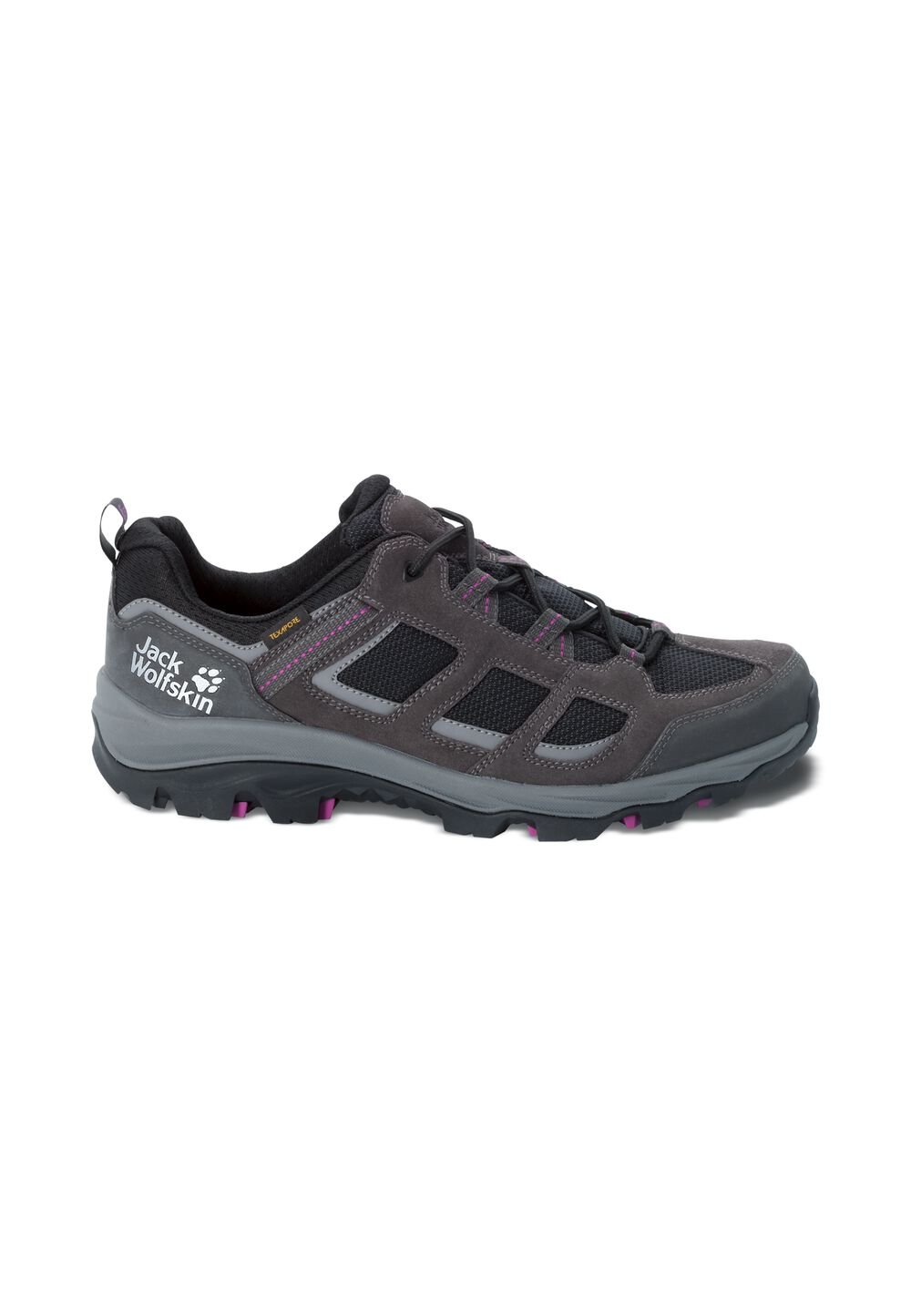 Jack Wolfskin Wasserdichte Wanderschuhe Damen Vojo 3 Texapore Low Women 36 dark steel / purple Dark Steel / Purple von Jack Wolfskin