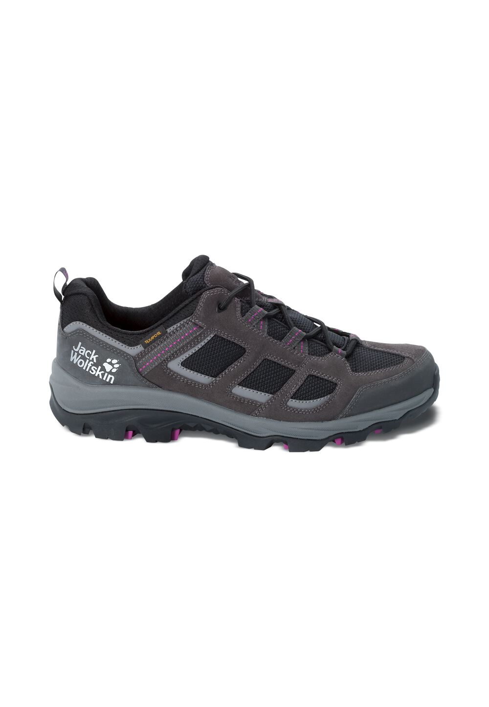 Jack Wolfskin Wasserdichte Wanderschuhe Damen Vojo 3 Texapore Low Women 38 dark steel / purple Dark Steel / Purple von Jack Wolfskin