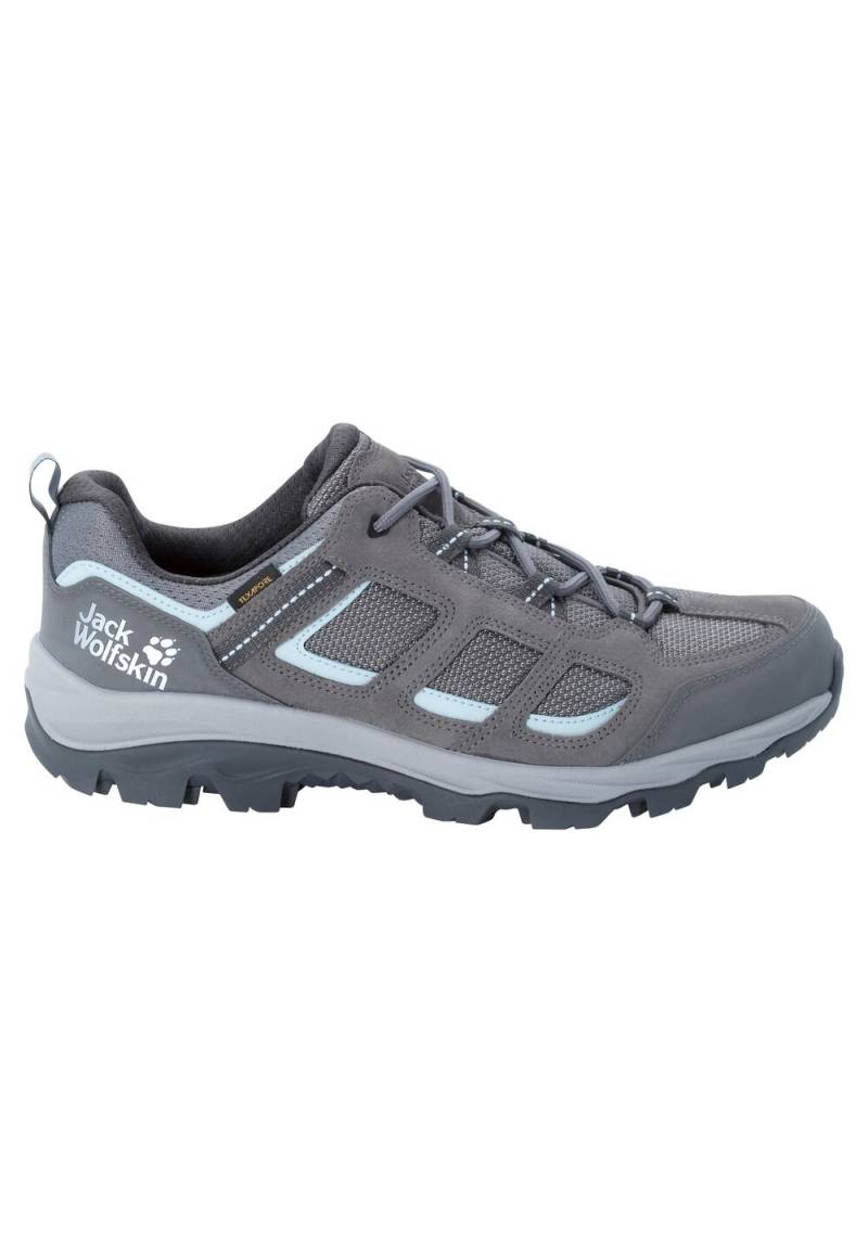 Jack Wolfskin Wasserdichte Wanderschuhe Damen Vojo 3 Texapore Low Women 40 tarmac grey / light blue Tarmac Grey / Light Blue von Jack Wolfskin