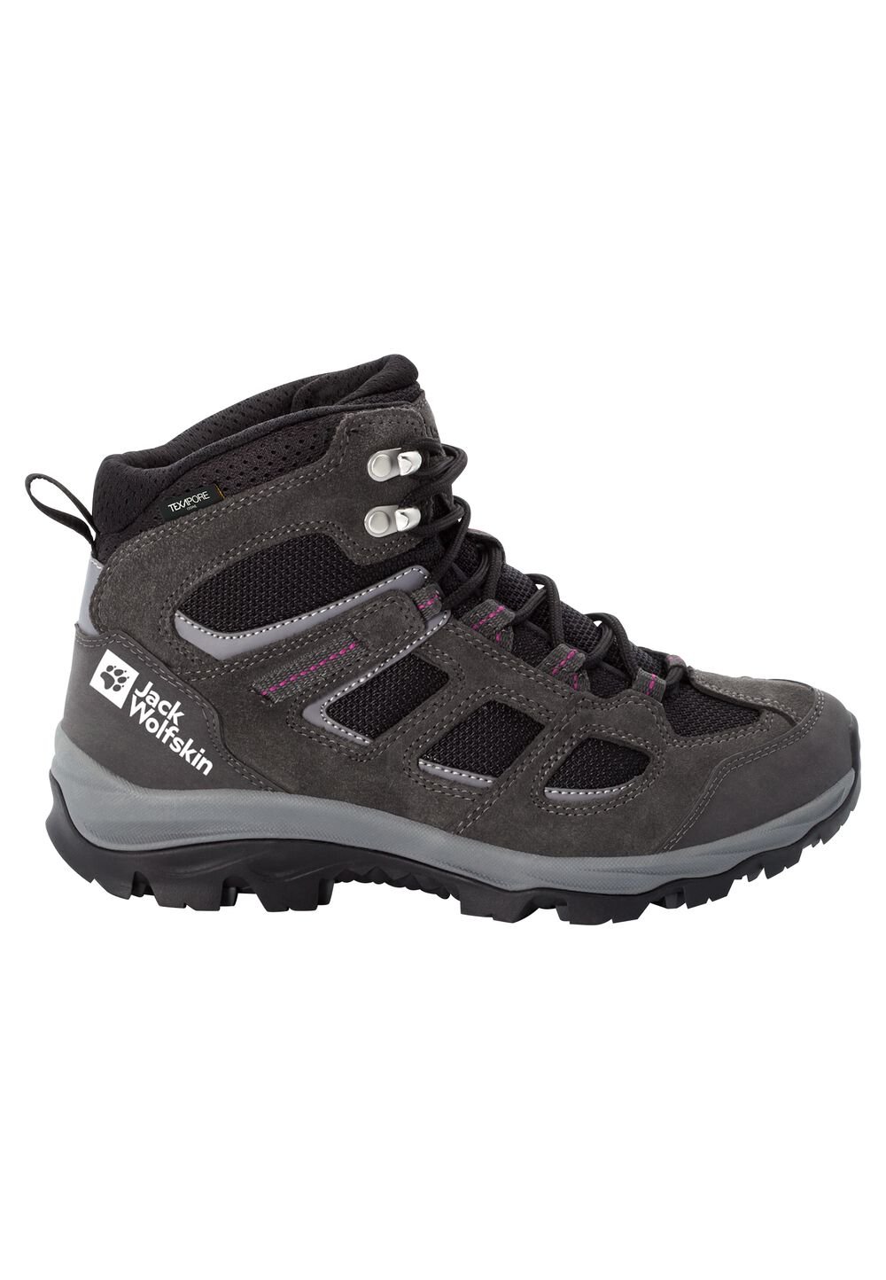 Jack Wolfskin Wasserdichte Wanderschuhe Damen Vojo 3 Texapore Mid Women 35.5 dark steel / purple Dark Steel / Purple von Jack Wolfskin