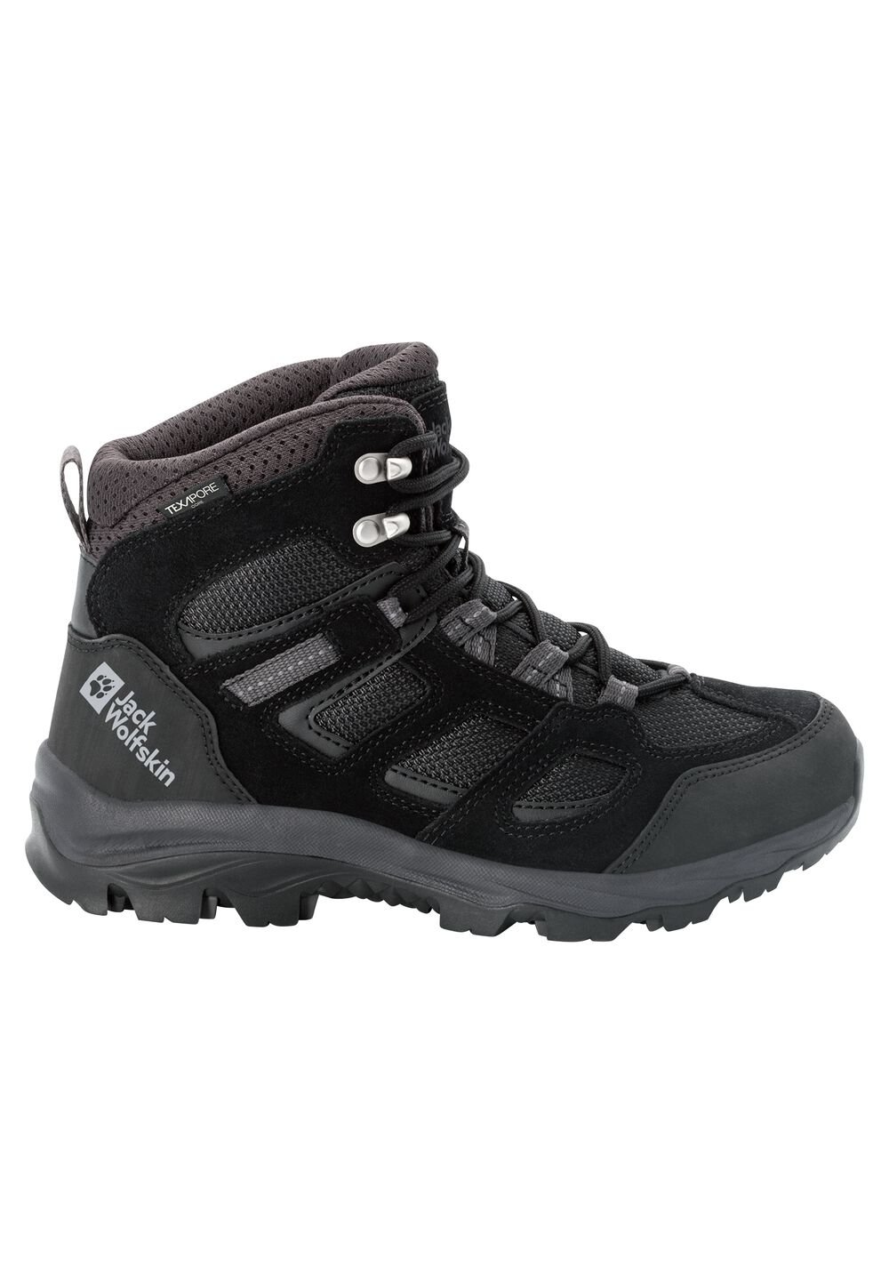 Jack Wolfskin Wasserdichte Wanderschuhe Damen Vojo 3 Texapore Mid Women 37.5 black black von Jack Wolfskin