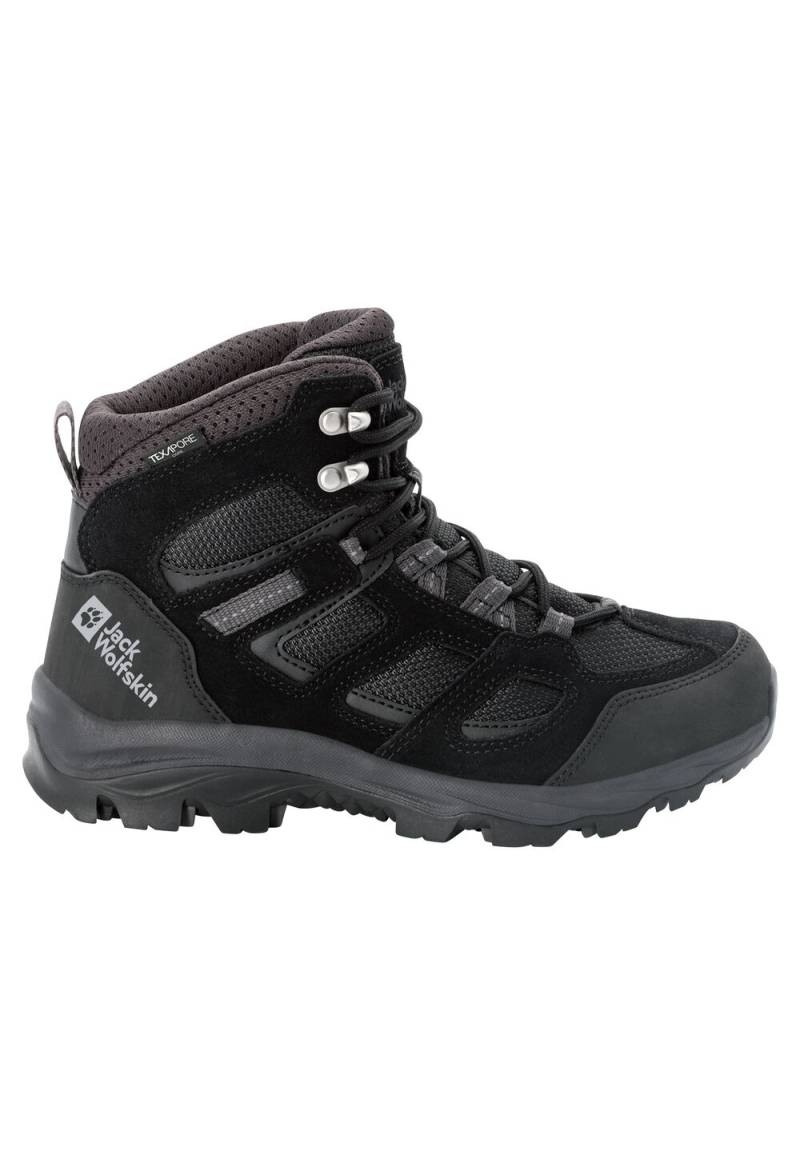 Jack Wolfskin Wasserdichte Wanderschuhe Damen Vojo 3 Texapore Mid Women 42 black black von Jack Wolfskin