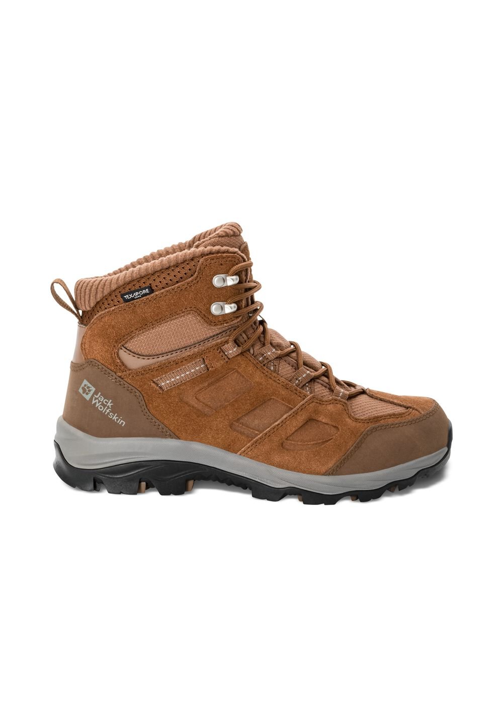 Jack Wolfskin Wasserdichte Wanderschuhe Damen Vojo 3 WT Texapore Mid Women 39.5 squirrel squirrel von Jack Wolfskin