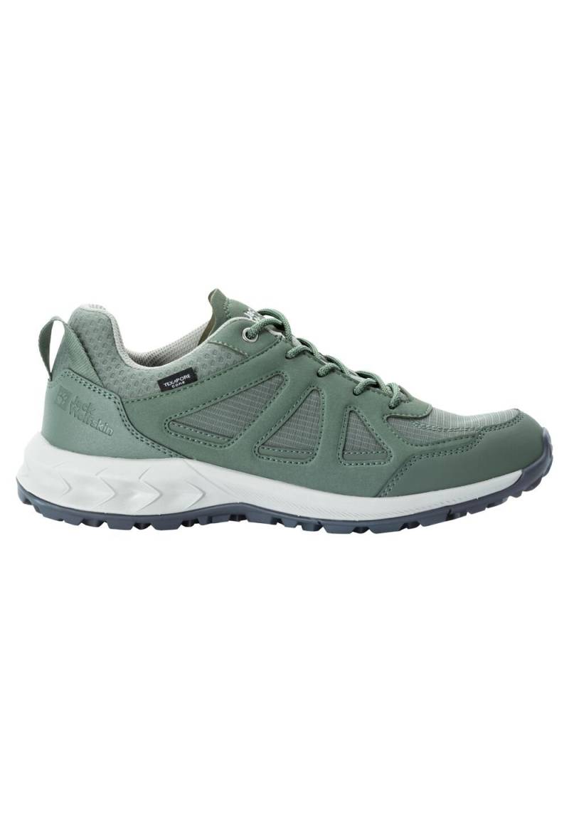 Jack Wolfskin Wasserdichte Wanderschuhe Damen Woodland 2 Texapore Low Women 35.5 hedge green hedge green von Jack Wolfskin