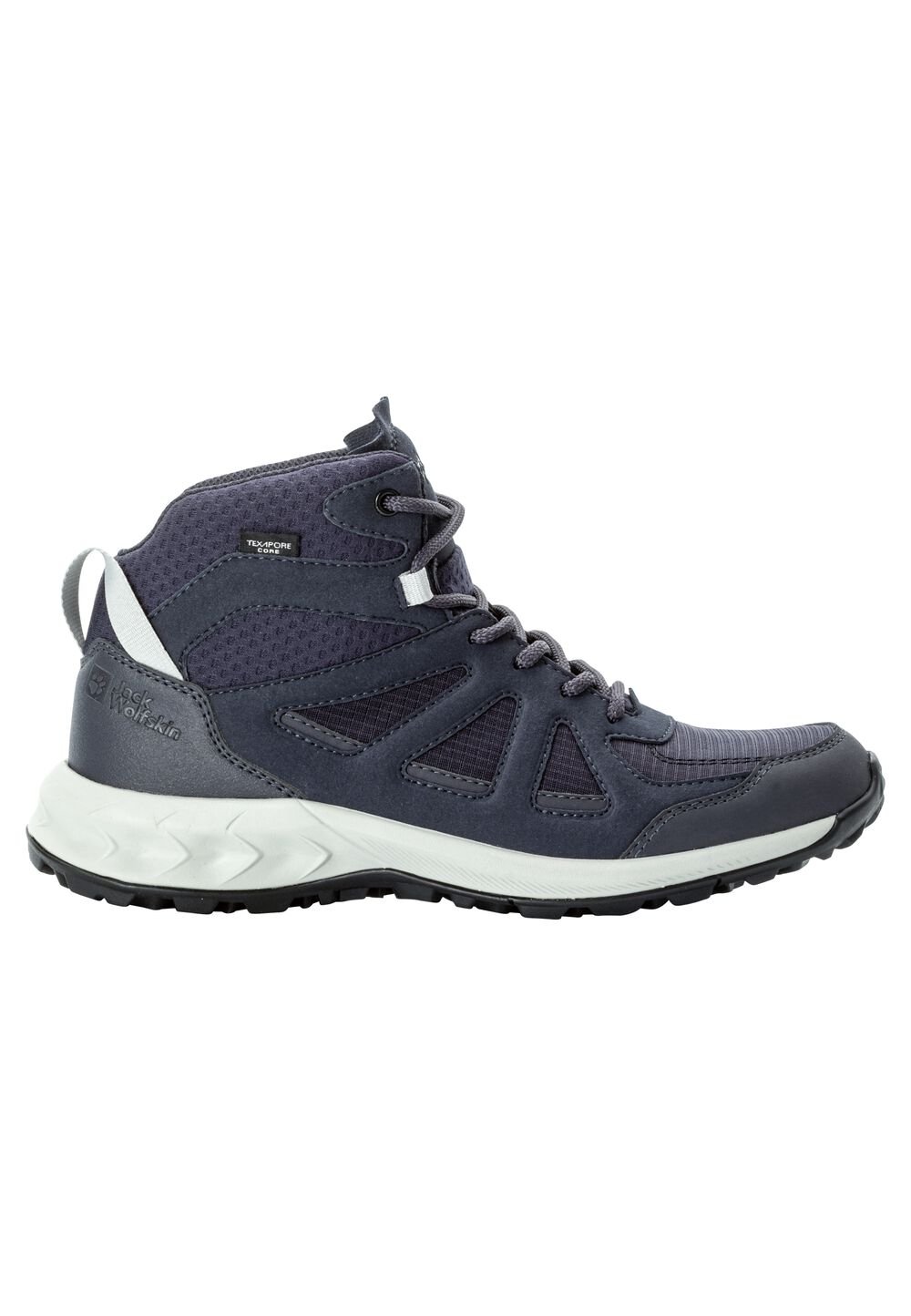 Jack Wolfskin Wasserdichte Wanderschuhe Damen Woodland 2 Texapore Mid Women 35.5 graphite graphite von Jack Wolfskin