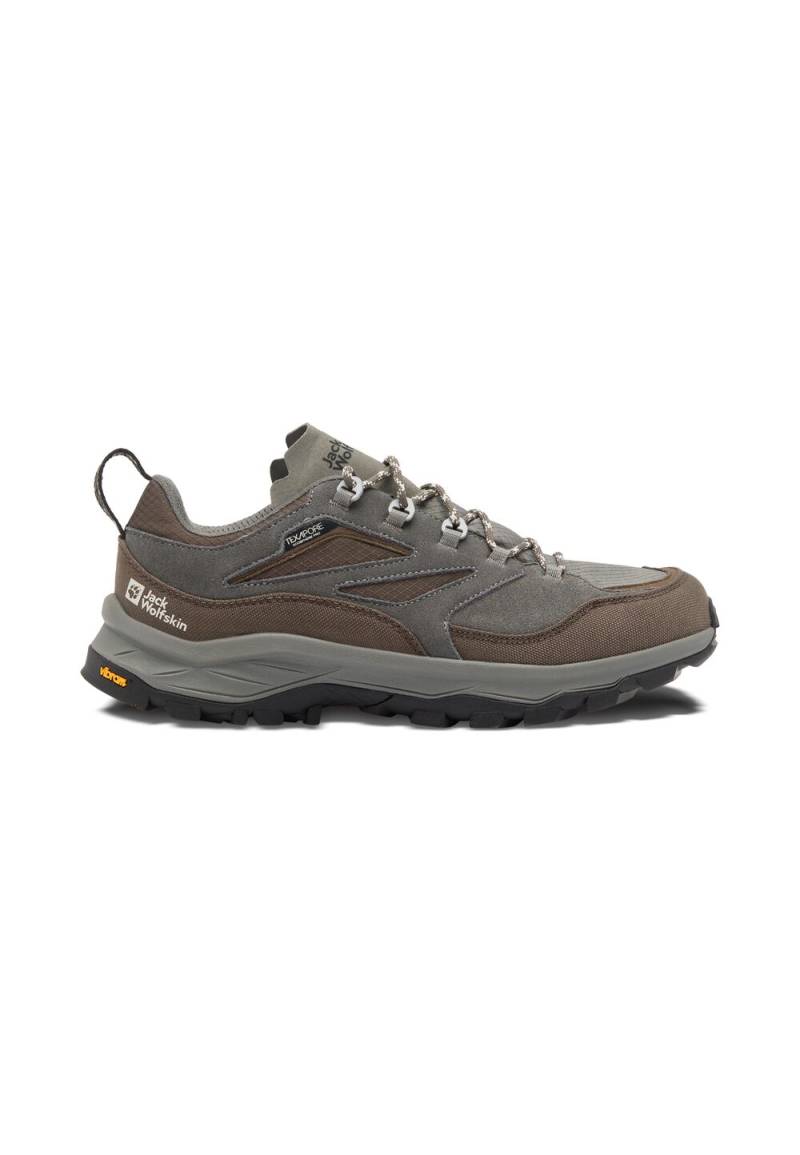 Jack Wolfskin Wasserdichte Wanderschuhe Herren Cyrox Texapore Low Men 39.5 cold coffee cold coffee von Jack Wolfskin