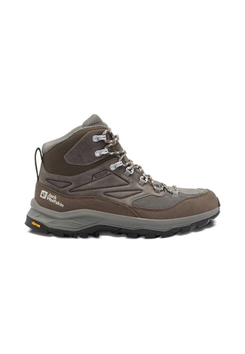 Jack Wolfskin Wasserdichte Wanderschuhe Herren Cyrox Texapore Mid Men 39.5 cold coffee cold coffee von Jack Wolfskin