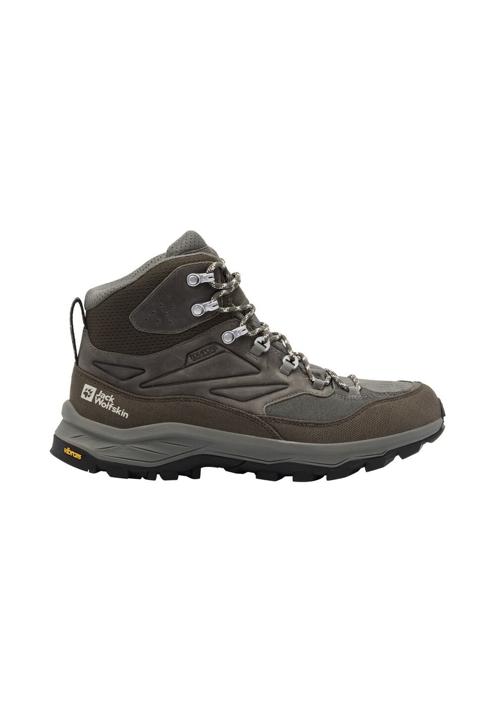 Jack Wolfskin Wasserdichte Wanderschuhe Herren Cyrox Texapore Mid Men 42 cold coffee cold coffee von Jack Wolfskin