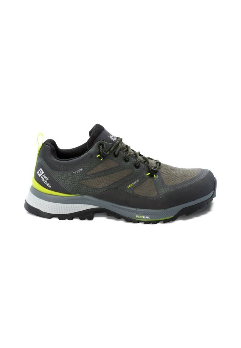 Jack Wolfskin Wasserdichte Wanderschuhe Herren Force Striker Texapore Low Men 39.5 lime / dark green lime / dark green von Jack Wolfskin