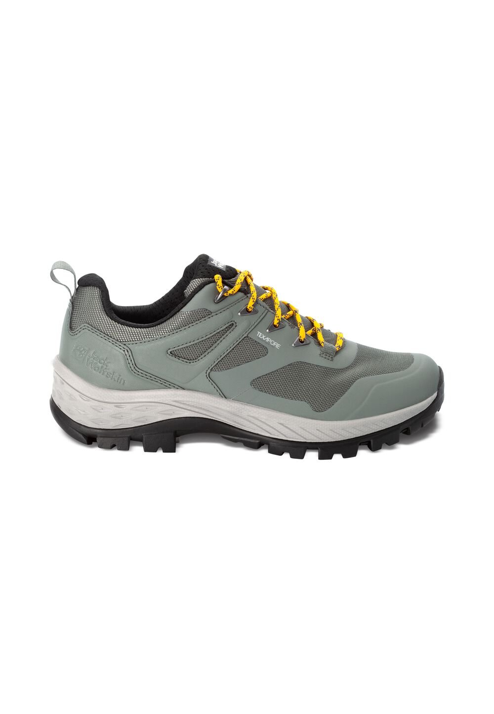 Jack Wolfskin Wasserdichte Wanderschuhe Herren Rebellion Guide Texapore Low Men 40.5 gecko green gecko green von Jack Wolfskin