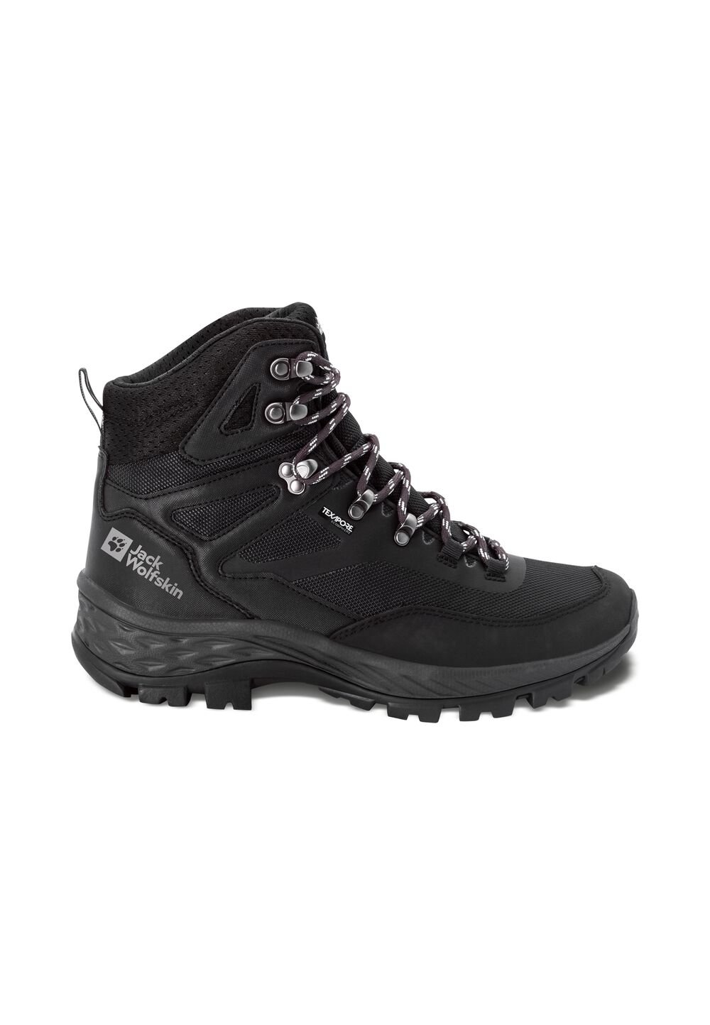 Jack Wolfskin Wasserdichte Wanderschuhe Herren Rebellion Guide Texapore Mid Men 40.5 schwarz black von Jack Wolfskin