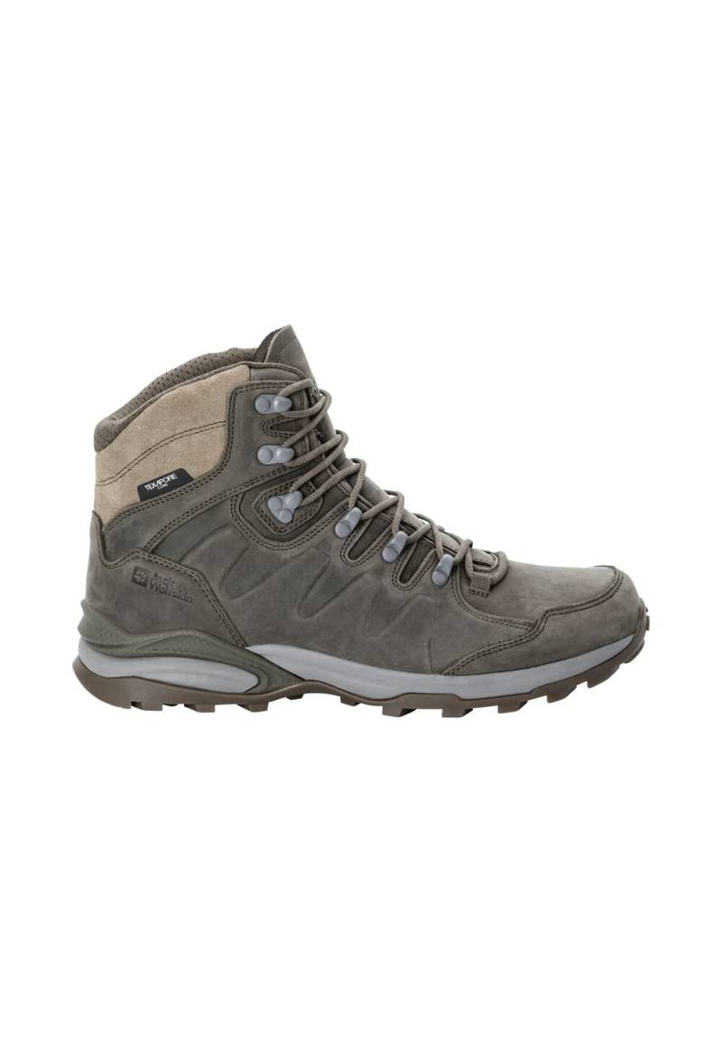 Jack Wolfskin Wasserdichte Wanderschuhe Herren Refugio Prime Texapore Mid Men 39.5 cold coffee cold coffee von Jack Wolfskin