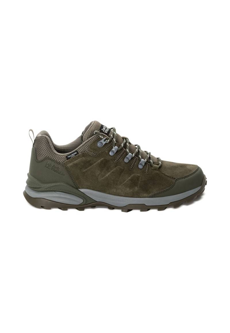 Jack Wolfskin Wasserdichte Wanderschuhe Herren Refugio Texapore Low Men 39.5 cold coffee cold coffee von Jack Wolfskin